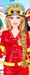 play Barbie Firefighter Dress Up