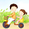 play Sweet Bike Ride Puzzle