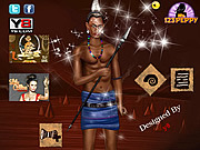 play Tribal Man Dress Up
