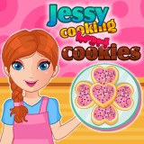 play Jessy Cooking Heart Cookies
