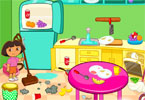 play Dora Room Clean