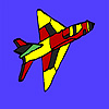 play Fast Jet On The Sky Coloring