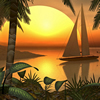 play Tropical Landscape Puzzle