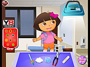 play Dora The Explorer, At The Doctor