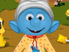 play Smurfs Baby Bathing