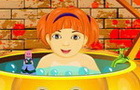 Halloween Baby Bathing