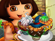 play Dora Halloween Cupcakes