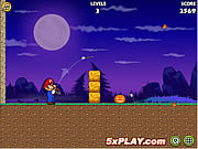 play Mario Shoot Pumpkin