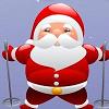 play Santa Snowboard