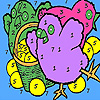 play Colorful Farm Chicks Coloring