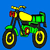 play Big Red Motorcycle Coloring