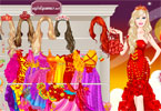 play Barbie Fire Princess Dress Up