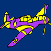 play Little City Airplane Coloring