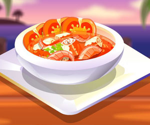 play Tomato Seafood Soup