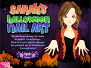 play Sarah'S Halloween Nail Art