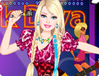 play Barbie Rock Diva Dress Up
