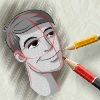 play Lets Draw Something - Boy Face