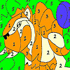 play Alone Wild Tiger Coloring