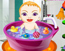 play Cute Baby Girl Bath