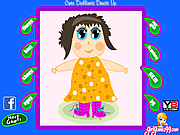 play Cute Dollinta Dress Up