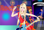 Barbie Rock Diva Dress Up