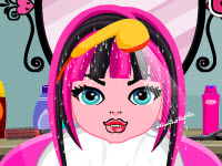 play Monster High Baby Make Cute Hairstyle