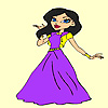 play Polite Lady Coloring