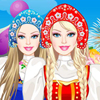 play Barbie Russian Doll