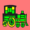 play Modern Locomotive Car Coloring