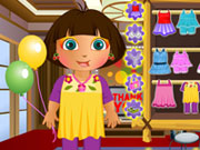 play Dora Thanks Giving Party Dressup