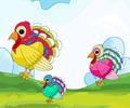 play Colorful Turkey Matching