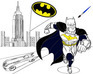 play Batman Cartoon Coloring