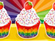 play Rainbow Cupcakes