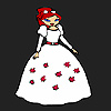 play Flower Bride Girl Coloring