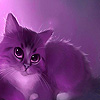 Purple Fantastic Cat Puzzle