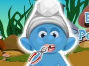 play Baby Smurf Dentist