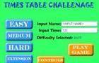 play Time Table Challange