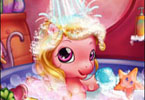 play Baby Pony Bath