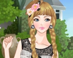 play Double Ponytails Makeover
