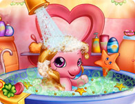 play Baby Pony Bath