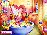 play Baby Pony Bath