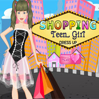 play Shopping Teen Girl Dress Up