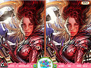 play Spot The Difference-Warrior Girls