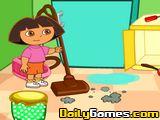 play Dora Room Clean