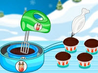 play Rudolph Red Nose Cupcakes