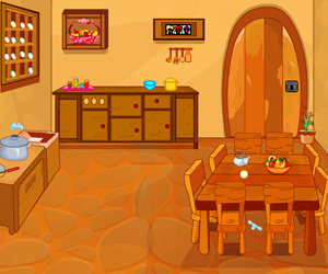 play Wooden Dining Room Escape