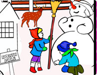 play Coloring In The Snow