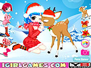 play Christmas Girl Loves Reindeer