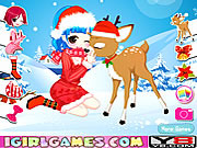 play Christmas Girl Loves Reindeer