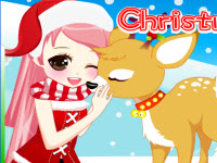 play Christmas Girl Loves Reindeer